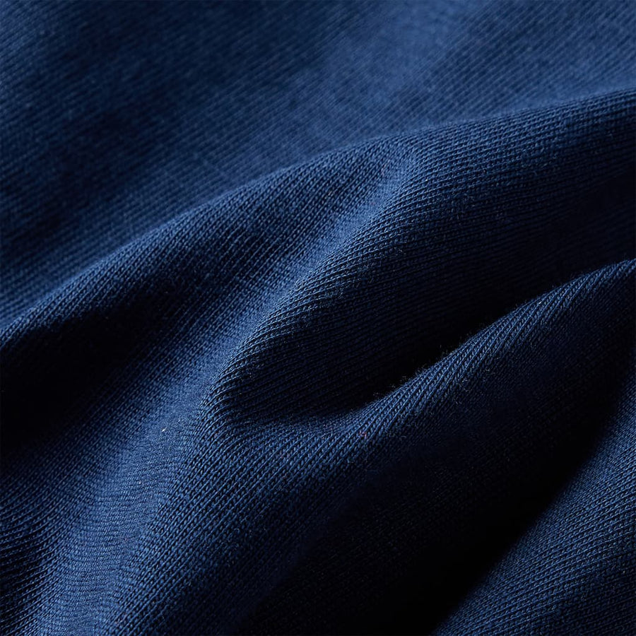 Kindershirt met lange mouwen 116 marineblauw Marineblauw