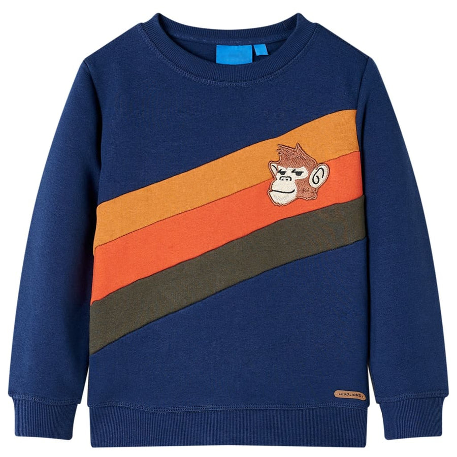 Kindertrui 116 marineblauw Marineblauw