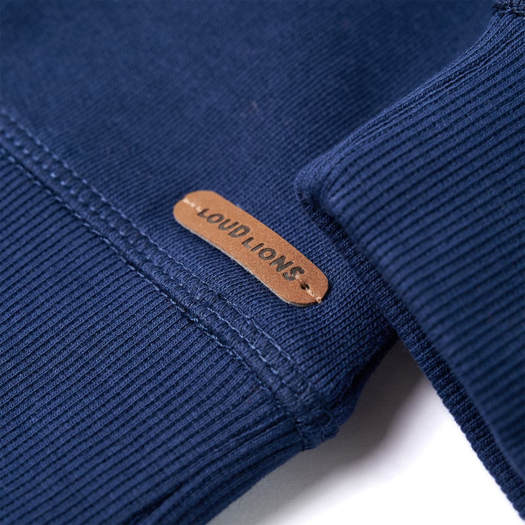 Kindertrui 128 marineblauw Marineblauw