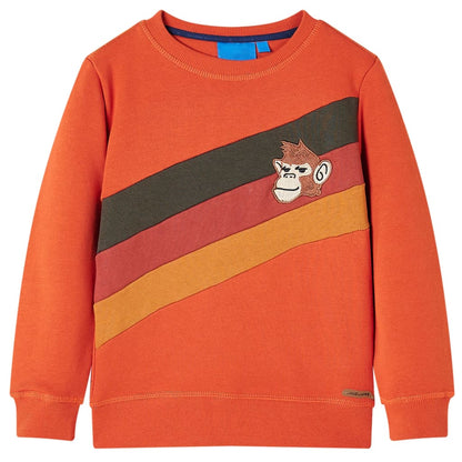 Kindertrui 116 oranje orange