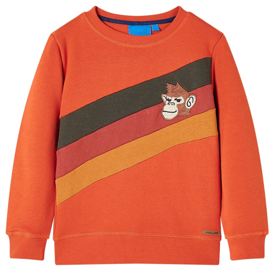 Kindertrui 116 oranje orange