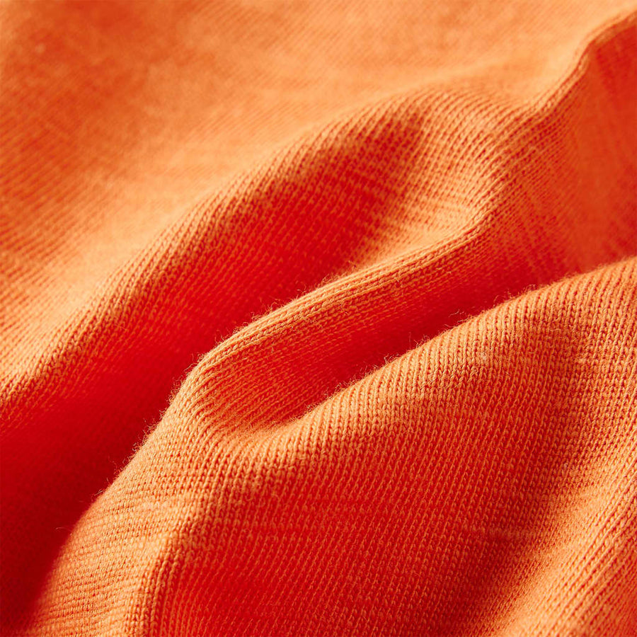 Kindershirt met lange mouwen 116 donkeroranje orange 116