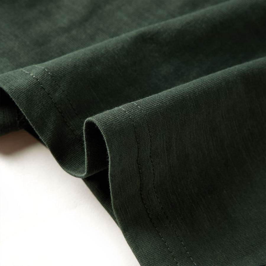 Kindershirt met lange mouwen 104 donkergroen Donkergroen 104
