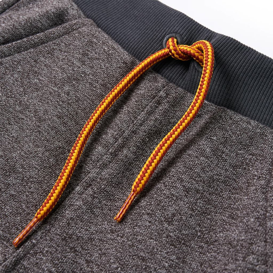 Kinderjoggingbroek 104 gemêleerd donkergrijs