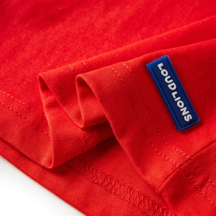 Kindershirt met lange mouwen 116 rood 116