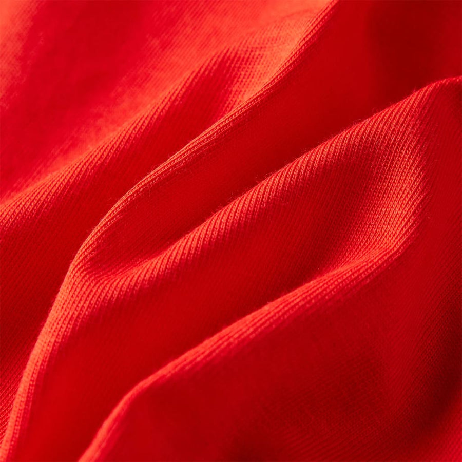 Kindershirt met lange mouwen 128 rood 128