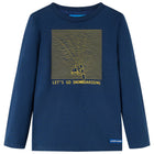 Children's long-sleeve shirt 116 navy