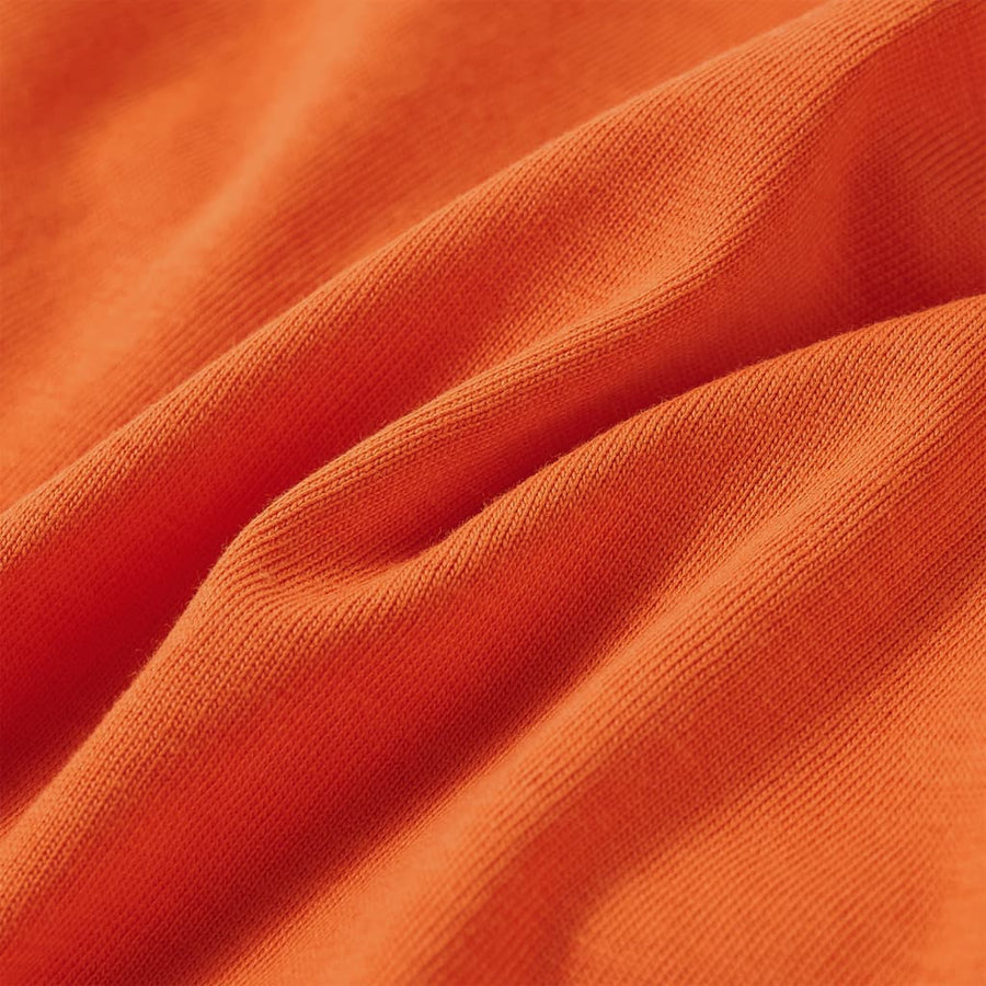 Kindershirt met lange mouwen 116 donkeroranje orange 116