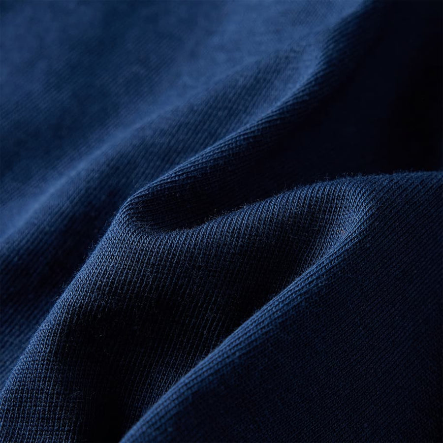 Kindershirt met lange mouwen 116 marineblauw Marineblauw 116