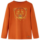 Children's long-sleeved shirt 116 light rust