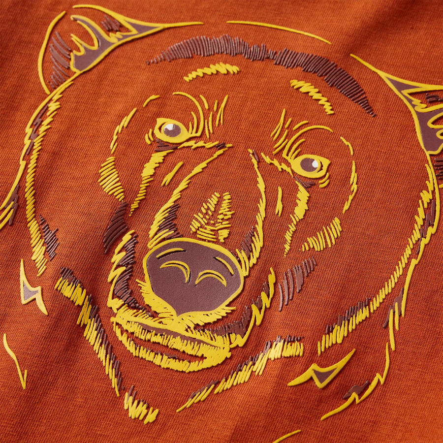Kindershirt met lange mouwen 116 lichtroestkleurig Roestbruin 116