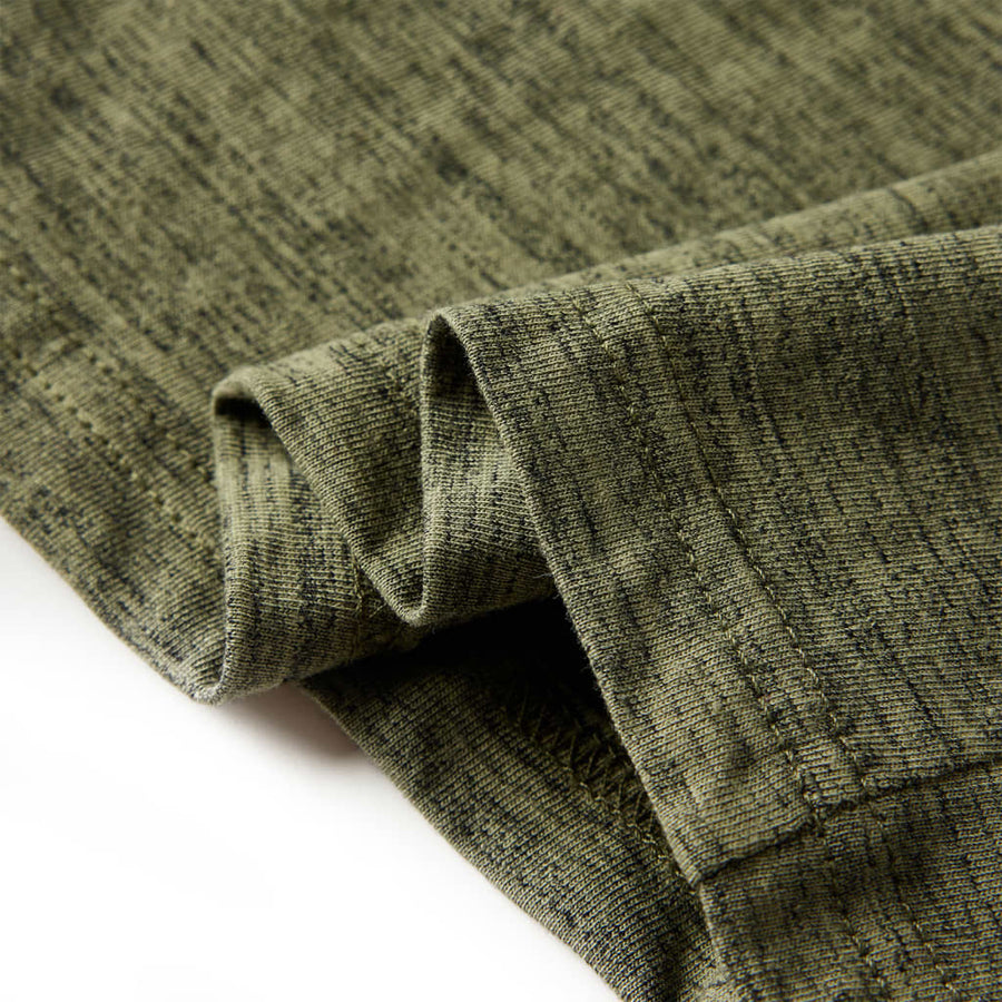 Kindershirt met lange mouwen 104 gemêleerd kakikleurig Kaki 104