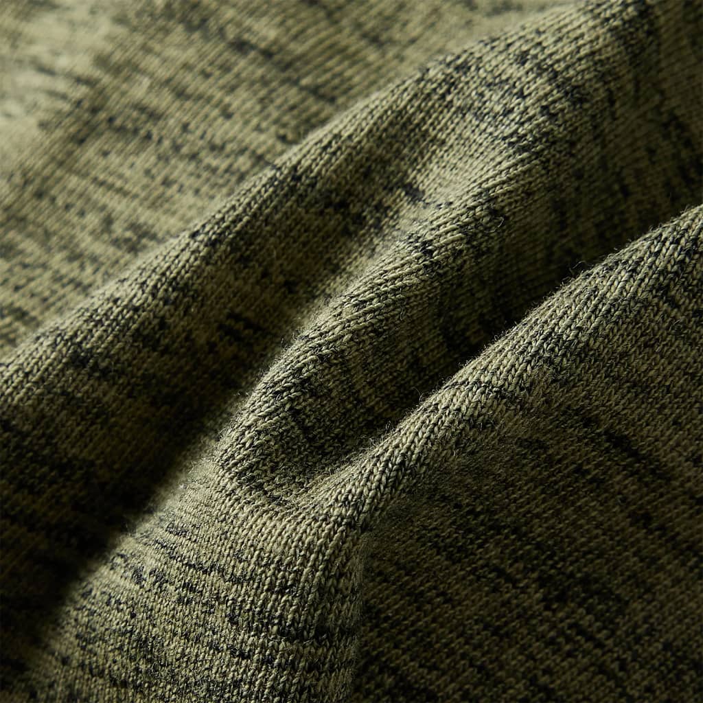 Kindershirt met lange mouwen 104 gemêleerd kakikleurig Kaki 104