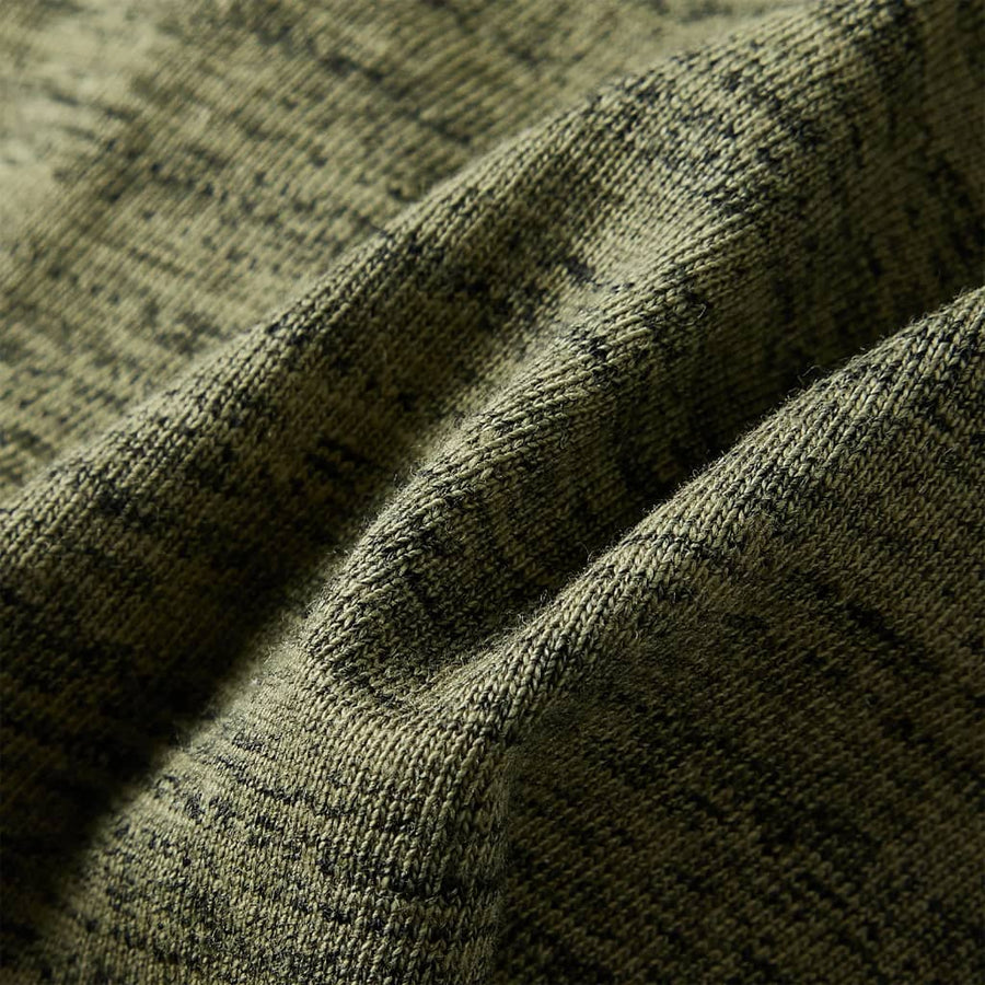 Kindershirt met lange mouwen 104 gemêleerd kakikleurig Kaki 104