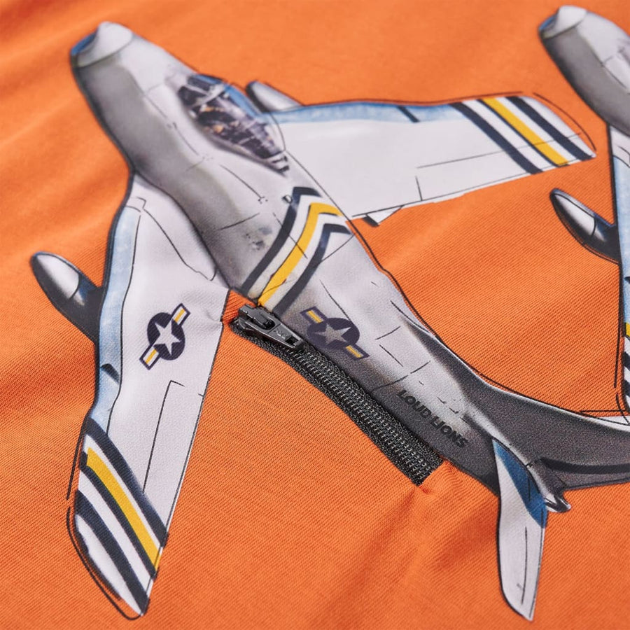 Kindershirt met lange mouwen 104 donkeroranje orange 104