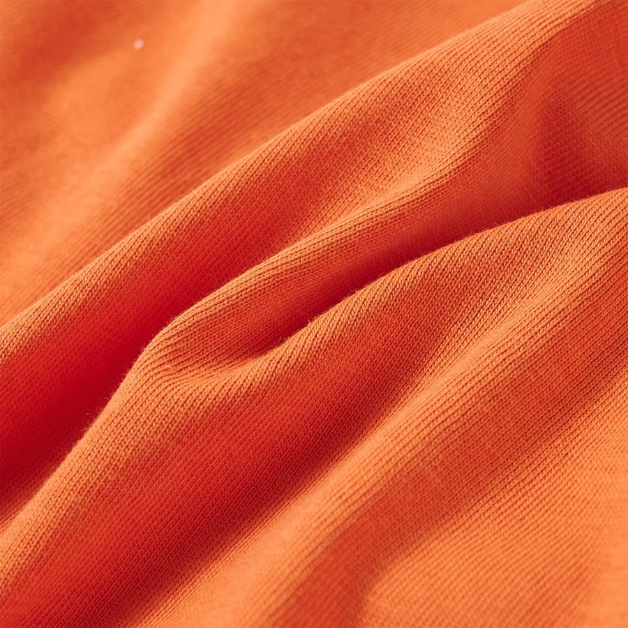 Kindershirt met lange mouwen 104 donkeroranje orange 104