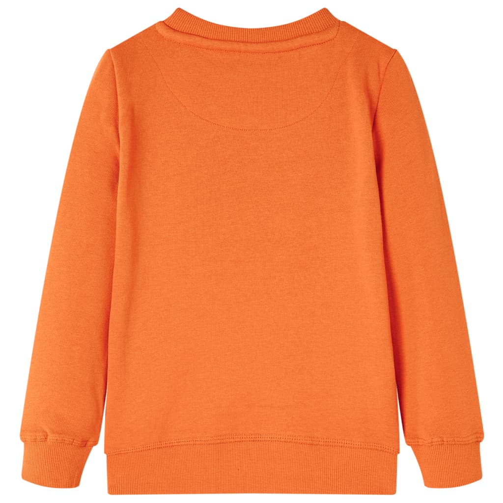 Kindertrui 92 donkeroranje orange 92