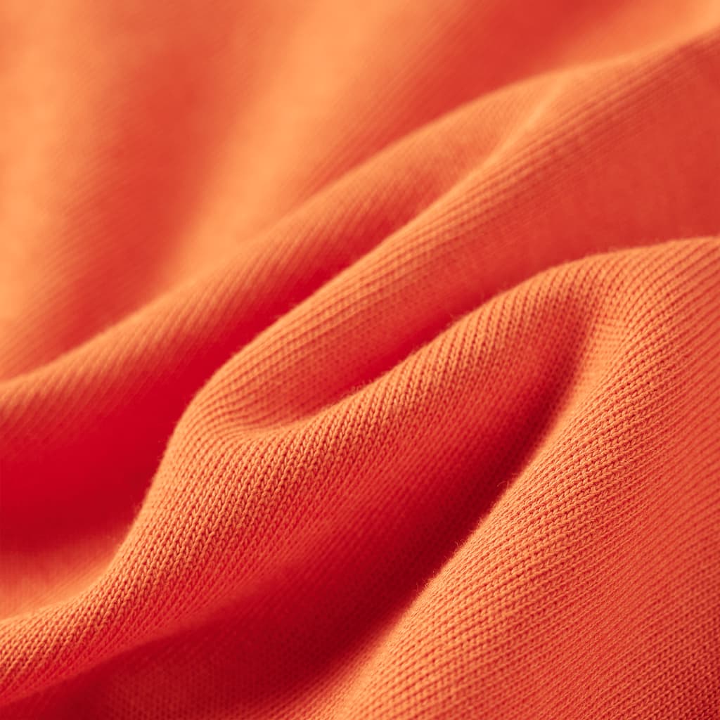 Kindertrui 116 donkeroranje orange 116