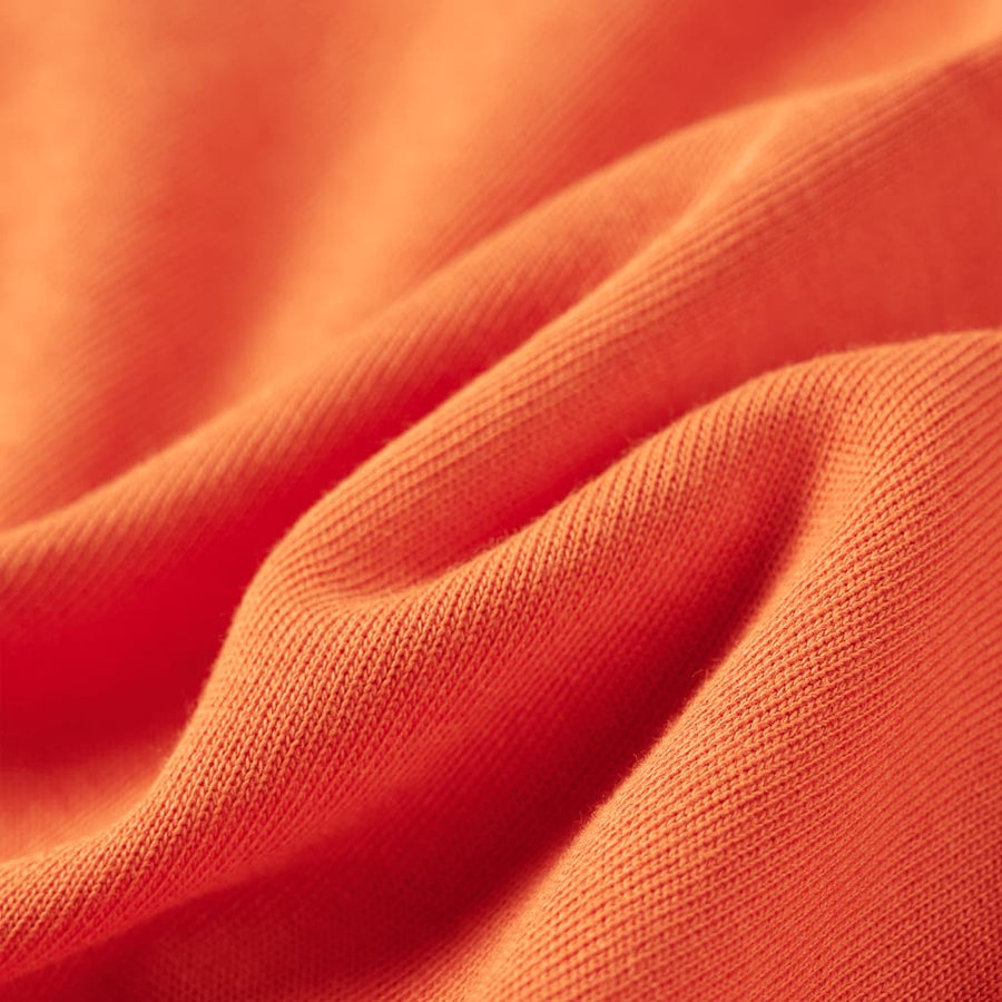 Kindertrui 128 donkeroranje orange 128