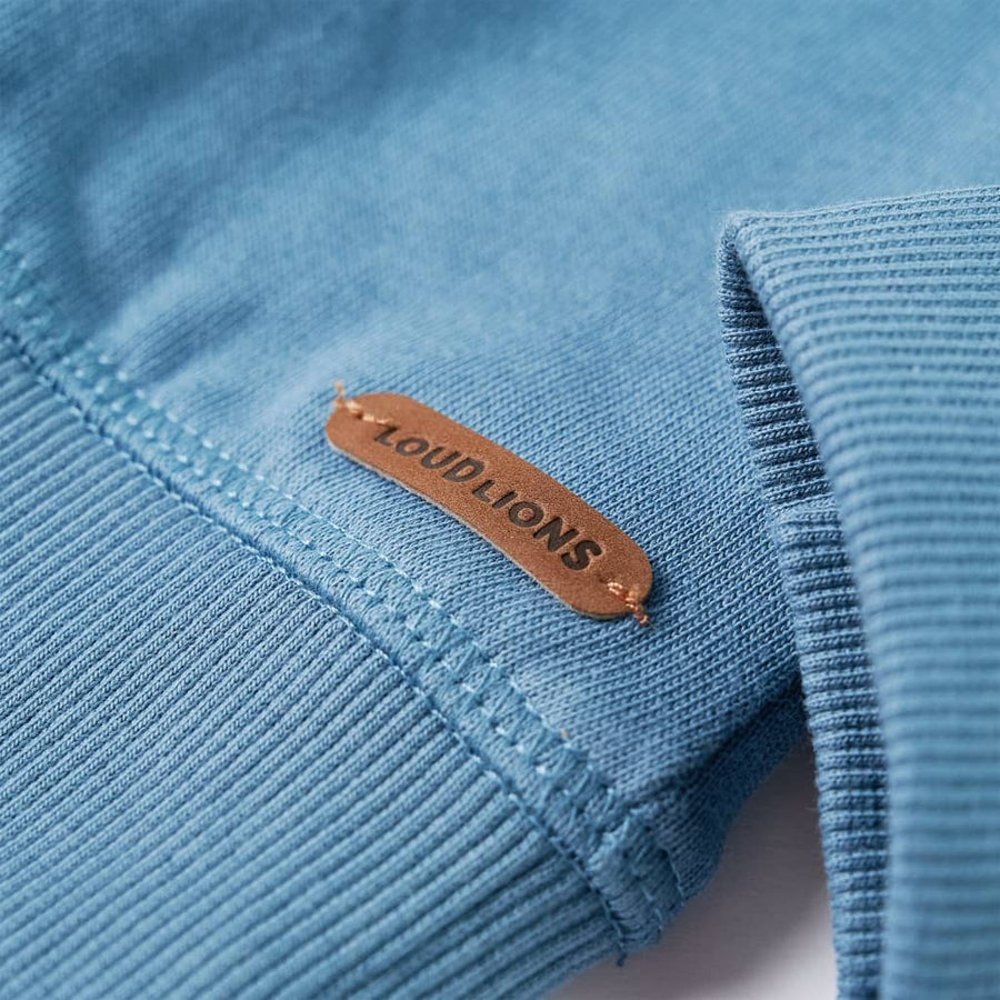 Kindertrui 92 middelblauw Blauw