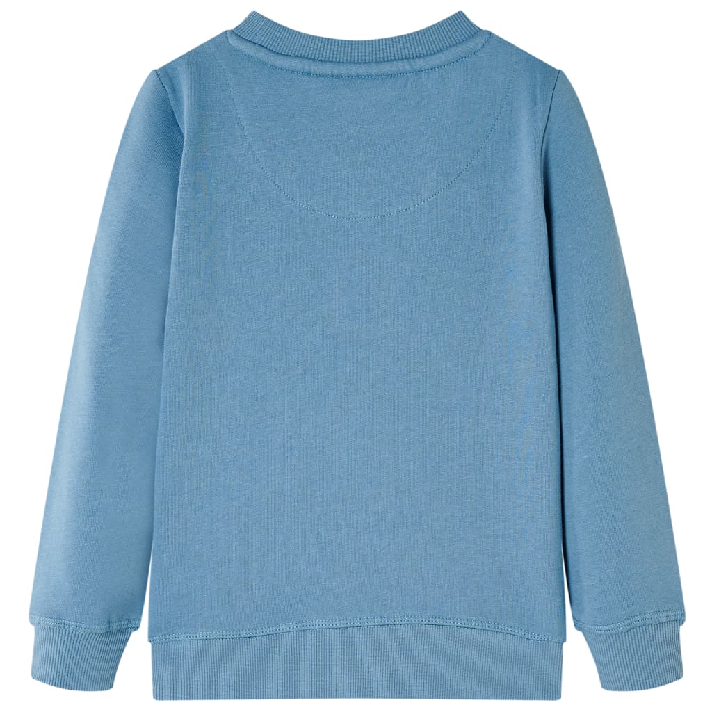 Kindertrui 104 middelblauw Blauw