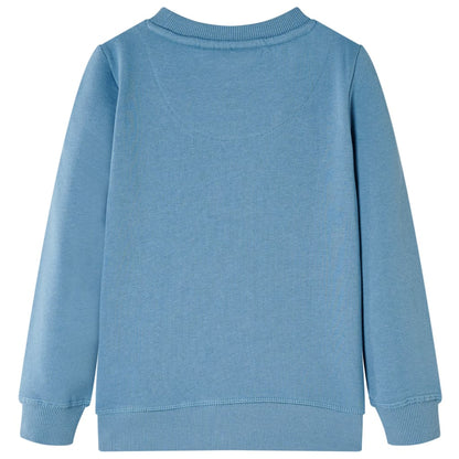Kindertrui 104 middelblauw Blauw