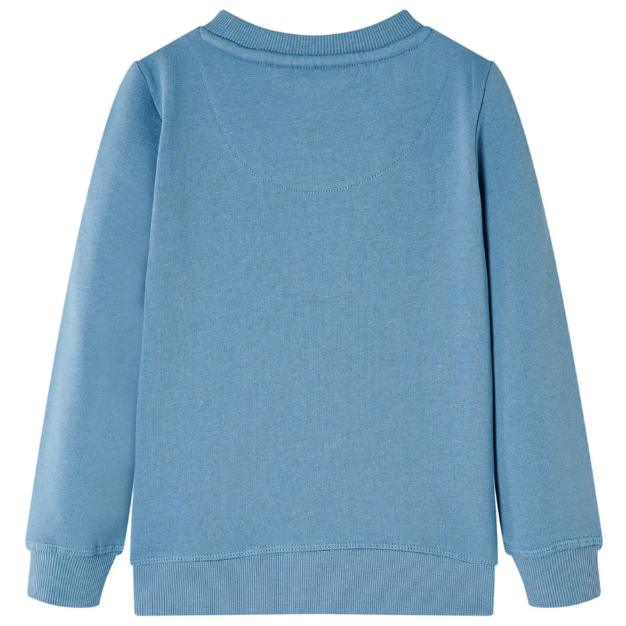 Kindertrui 104 middelblauw Blauw