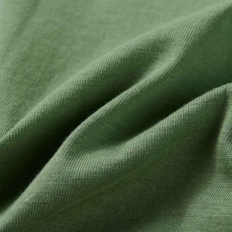 Kindershirt met lange mouwen 116 lichtkakikleurig Kaki