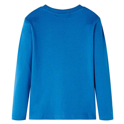 Kindershirt met lange mouwen 104 petrol Benzine 104