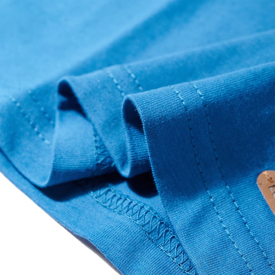 Kindershirt met lange mouwen 104 petrol Benzine 104