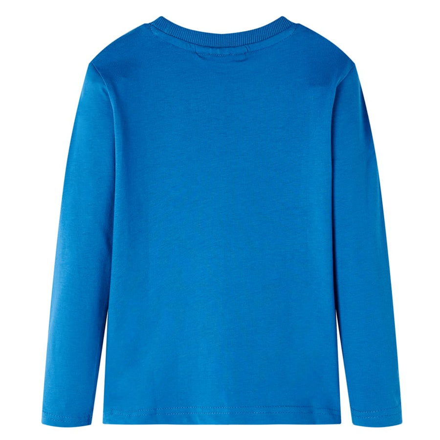 Kindershirt met lange mouwen 116 petrol Benzine 116
