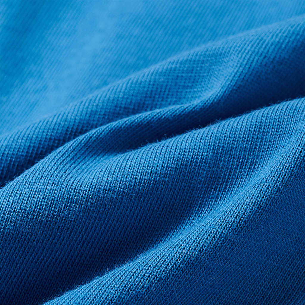 Kindershirt met lange mouwen 116 petrol Benzine 116