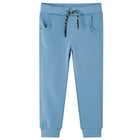 Kinderjoggingbroek 104 blauw katoen polyester
