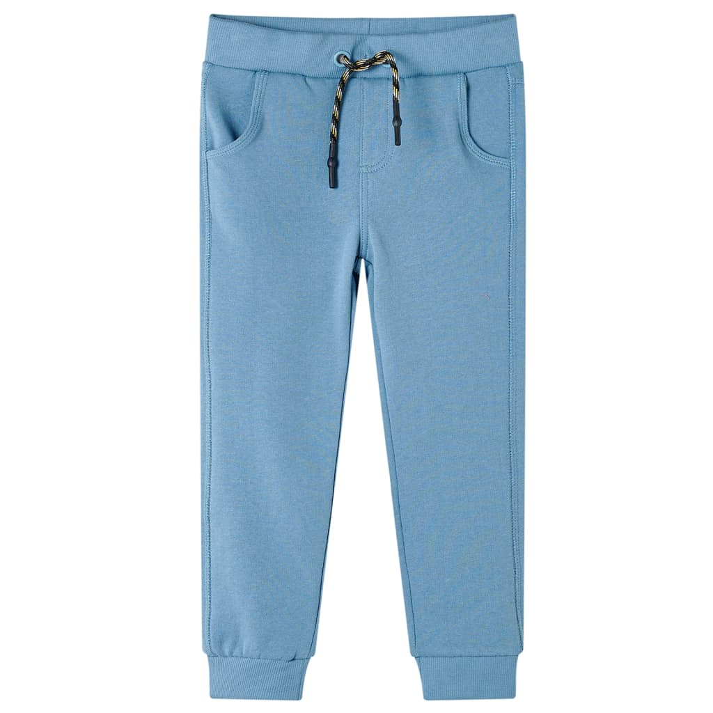 Kinderjoggingbroek 104 blauw Blauw