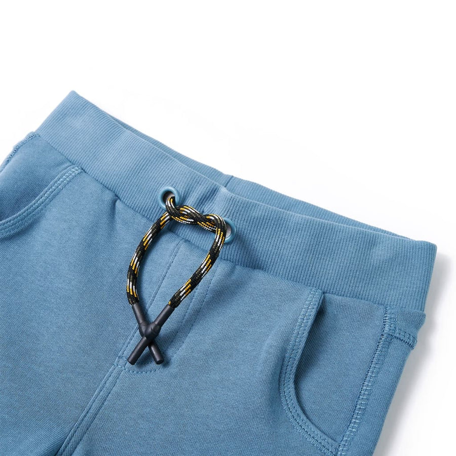 Kinderjoggingbroek 104 blauw Blauw