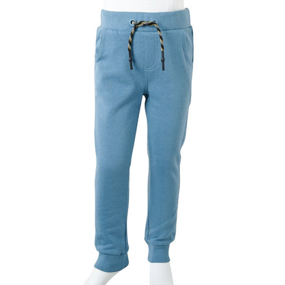 Kinderjoggingbroek 104 blauw Blauw