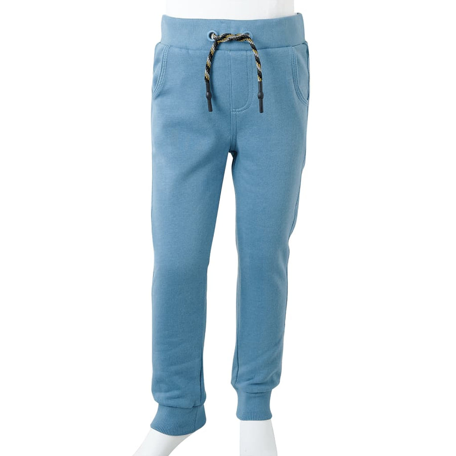 Kinderjoggingbroek 104 blauw Blauw