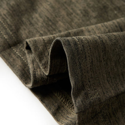 Kindershirt met lange mouwen 128 gemêleerd kakikleurig Kaki 128