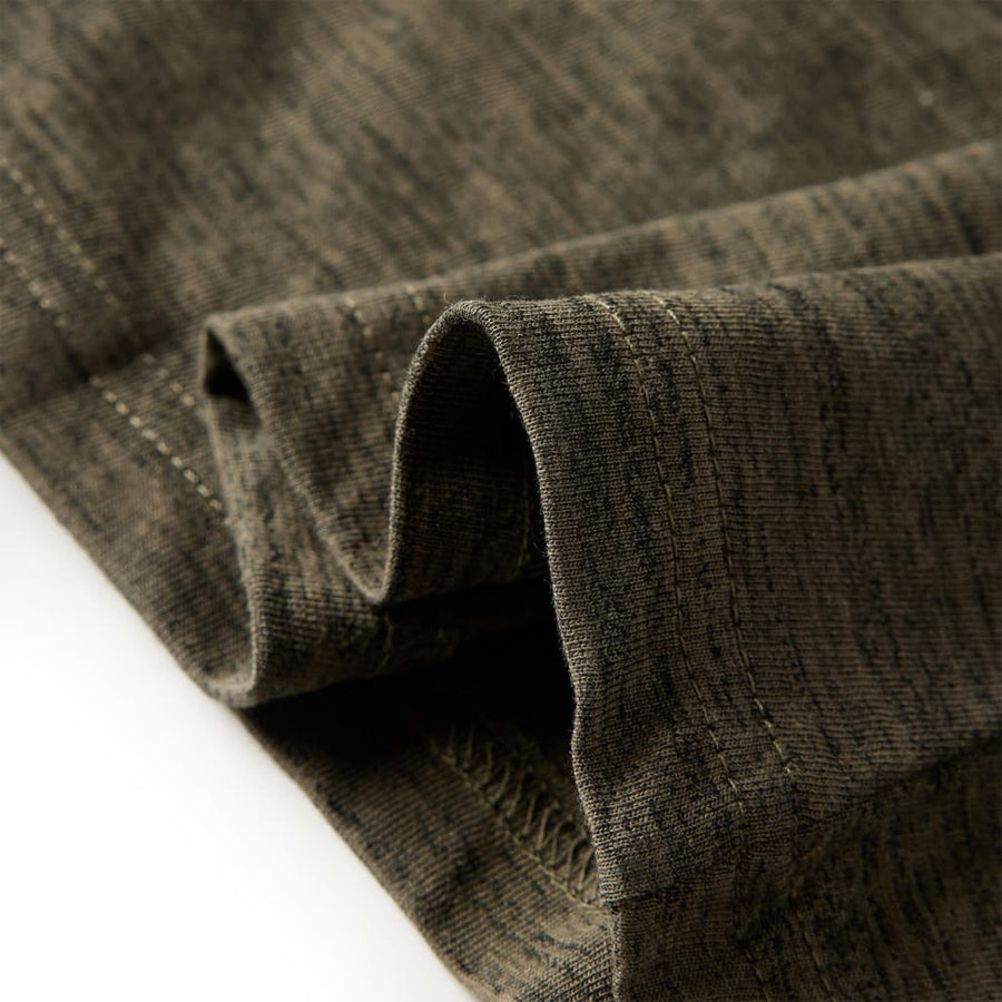 Kindershirt met lange mouwen 128 gemêleerd kakikleurig Kaki 128