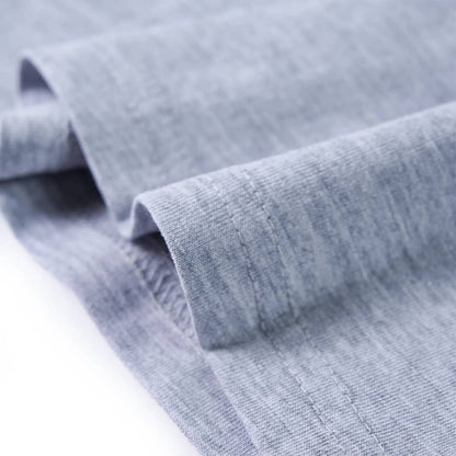 Kindershirt met lange mouwen 128 gemêleerd grijs Grijs