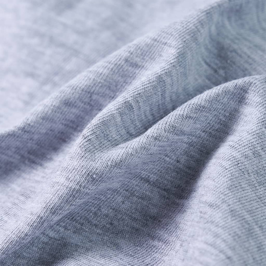 Kindershirt met lange mouwen 128 gemêleerd grijs Grijs