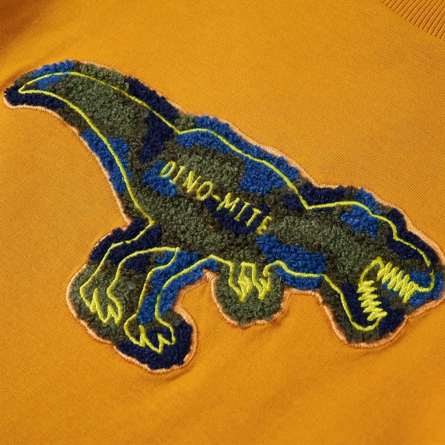 Kindershirt met lange mouwen 104 okerkleurig Oker 104
