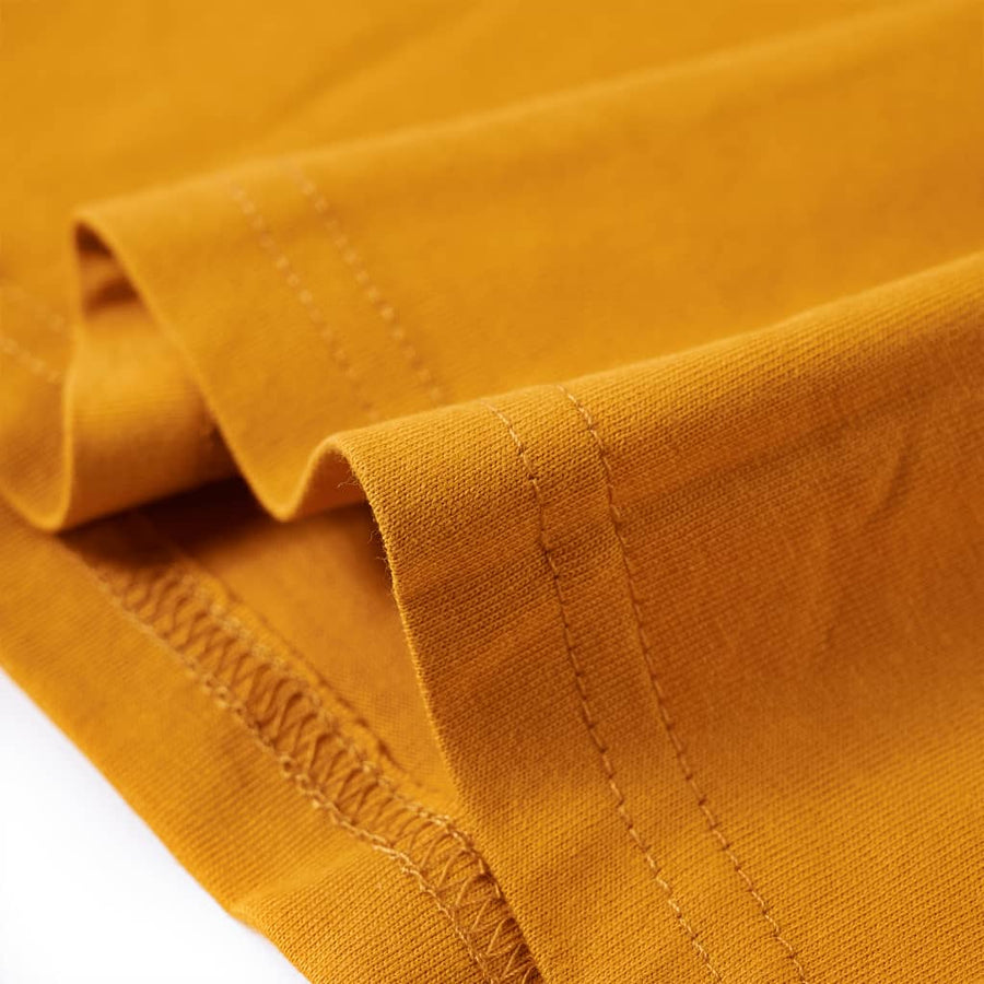 Kindershirt met lange mouwen 104 okerkleurig Oker 104