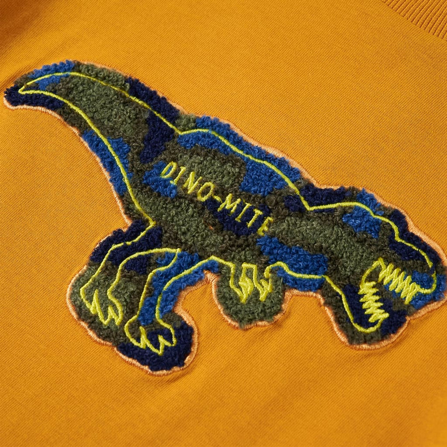 Kindershirt met lange mouwen 128 okerkleurig Oker 128