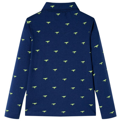 Kindershirt 92 marineblauw