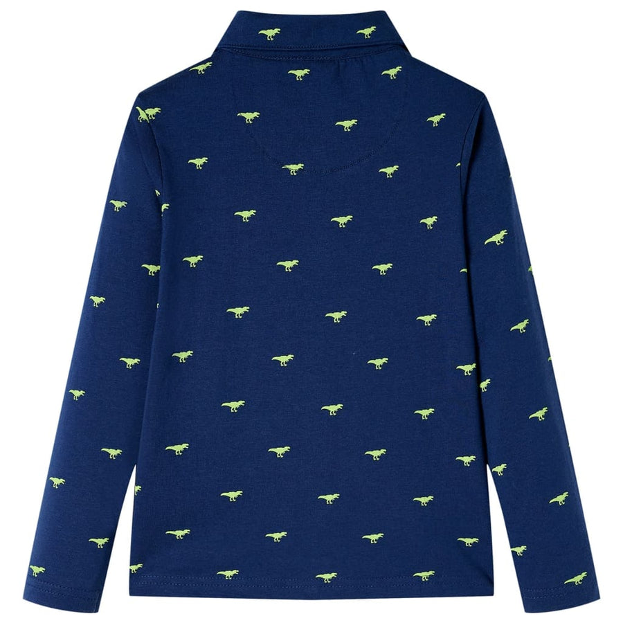 Kindershirt 92 marineblauw