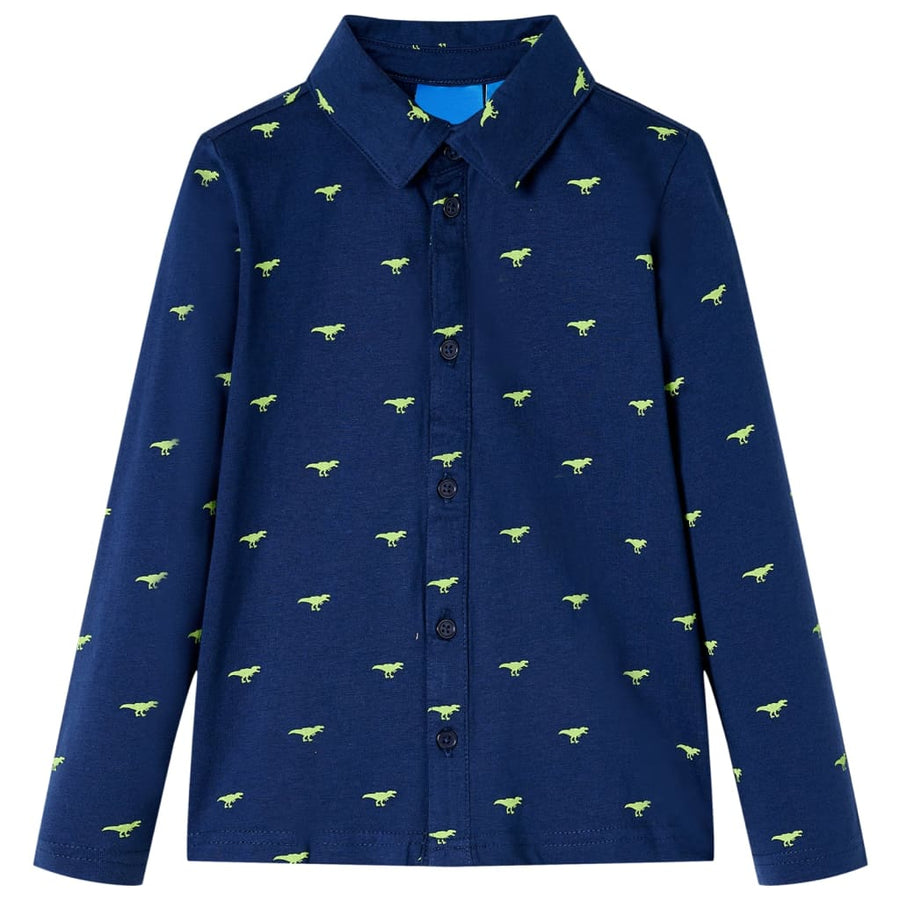 Kindershirt 104 marineblauw 104