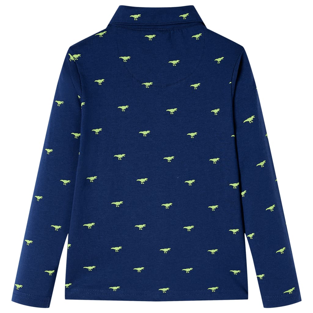Kindershirt 104 marineblauw 104