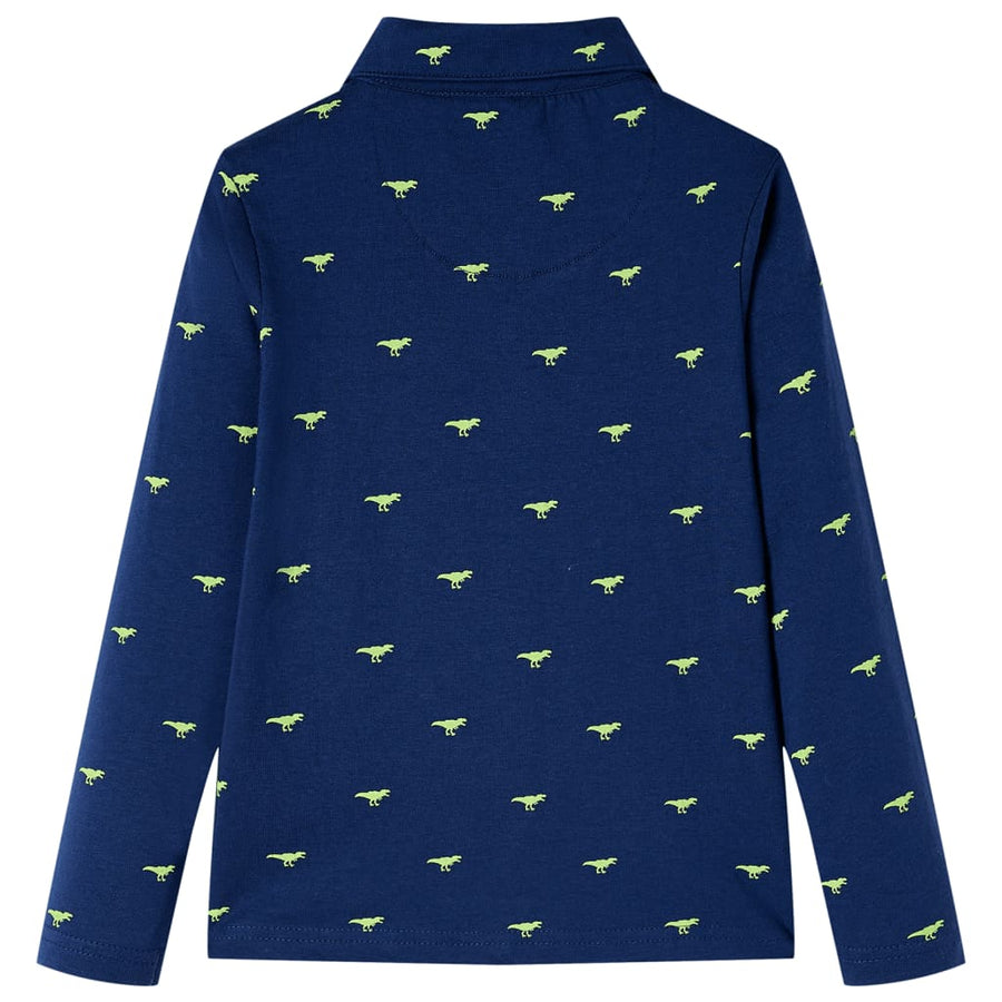 Kindershirt 104 marineblauw 104