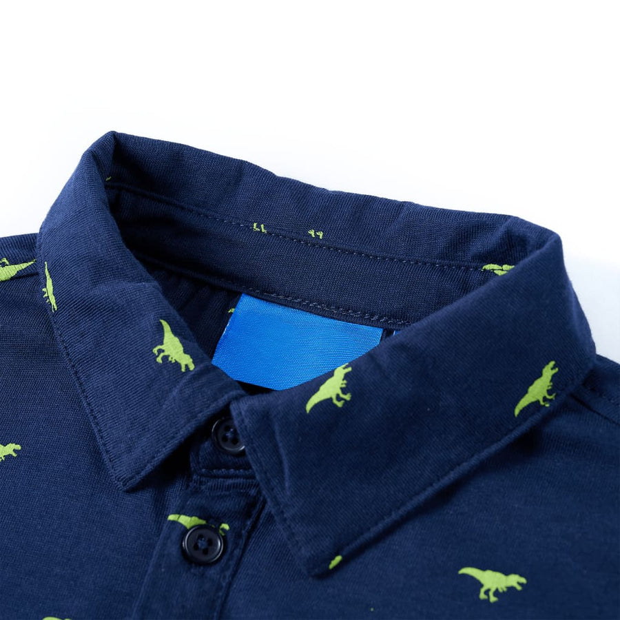 Kindershirt 104 marineblauw 104